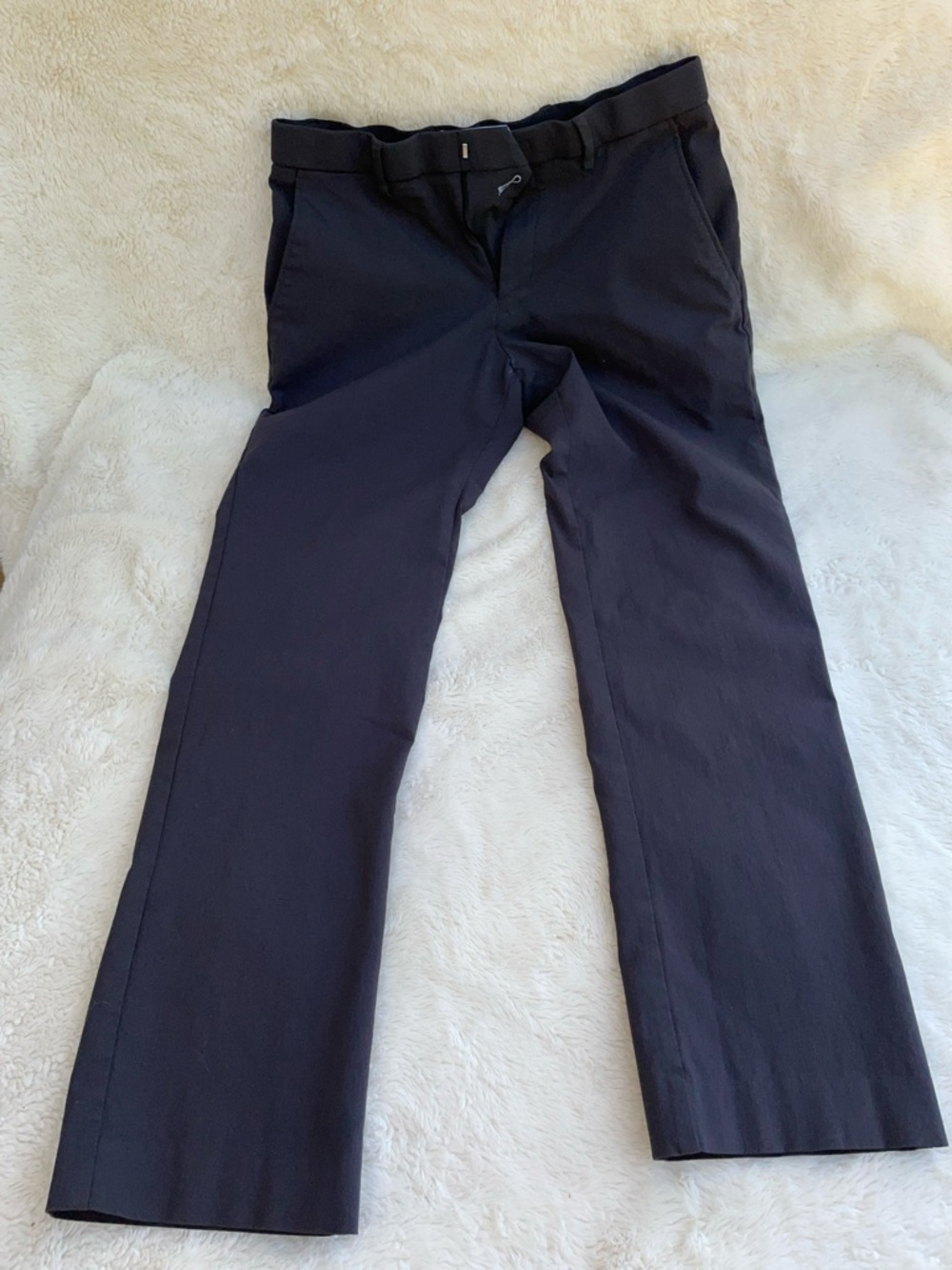 Tommy Hilfiger Men's Navy Dress Pants - Straight Leg